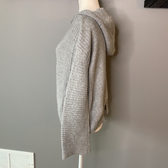 Abound Grey Knit Hooded Sweater - Picture 6 of 11
